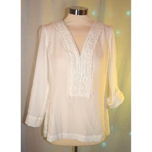 Nanette Lepore White Blouse size Small